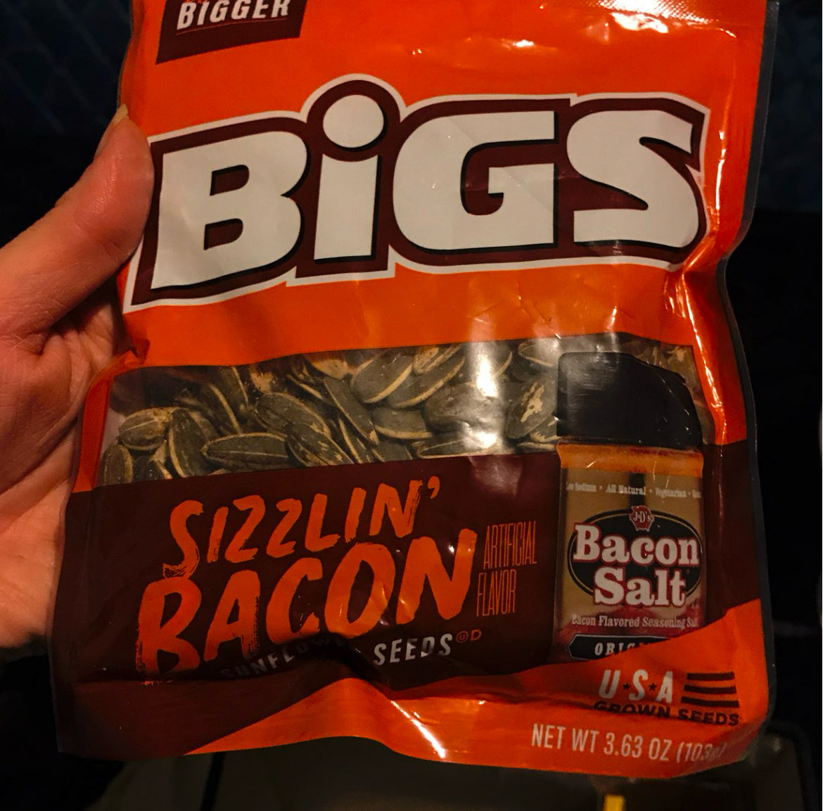 Bigs Sizzlin’ Bacon Flavor